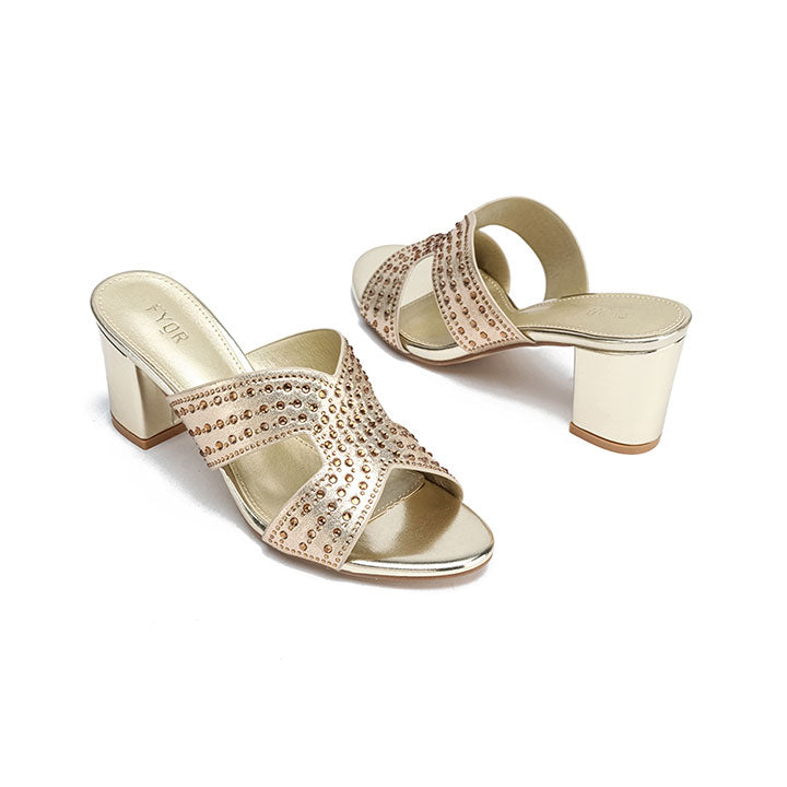 Diamante Wide Strappy Sandal BB 46