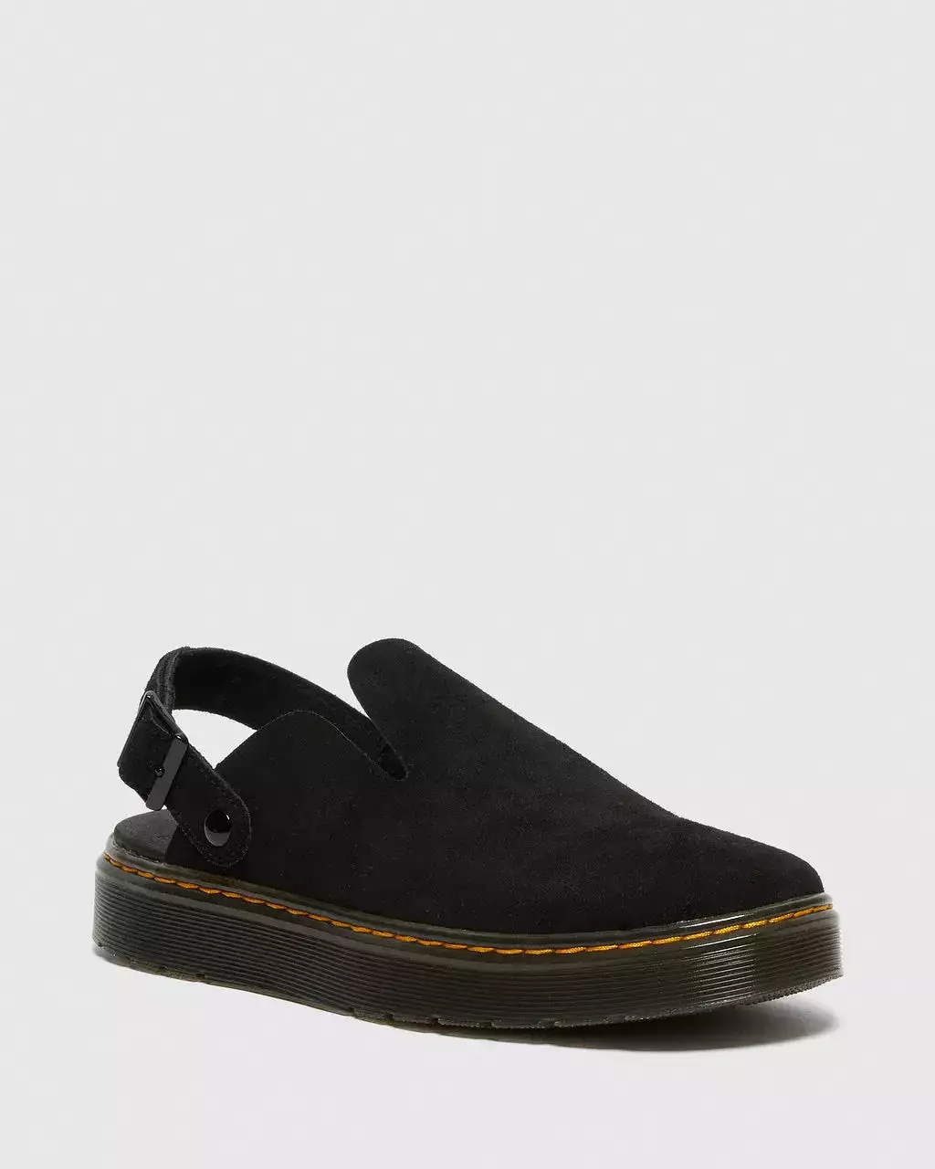 Doc Martens UNISEX CARLSON SUEDE CASUAL SLINGBACK MULES (Black — E.H.SUEDE)