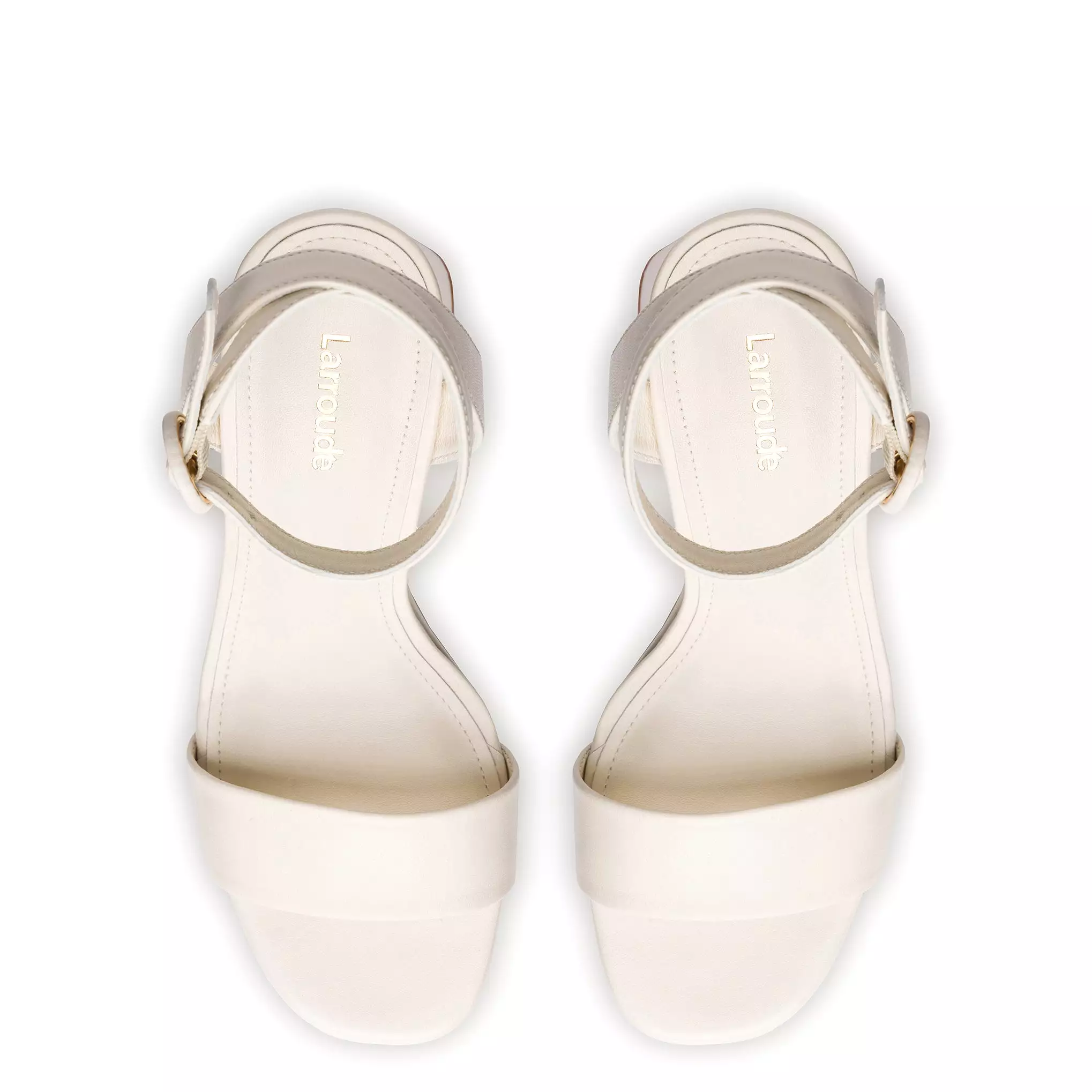 Dolly Sandal In Ivory Leather