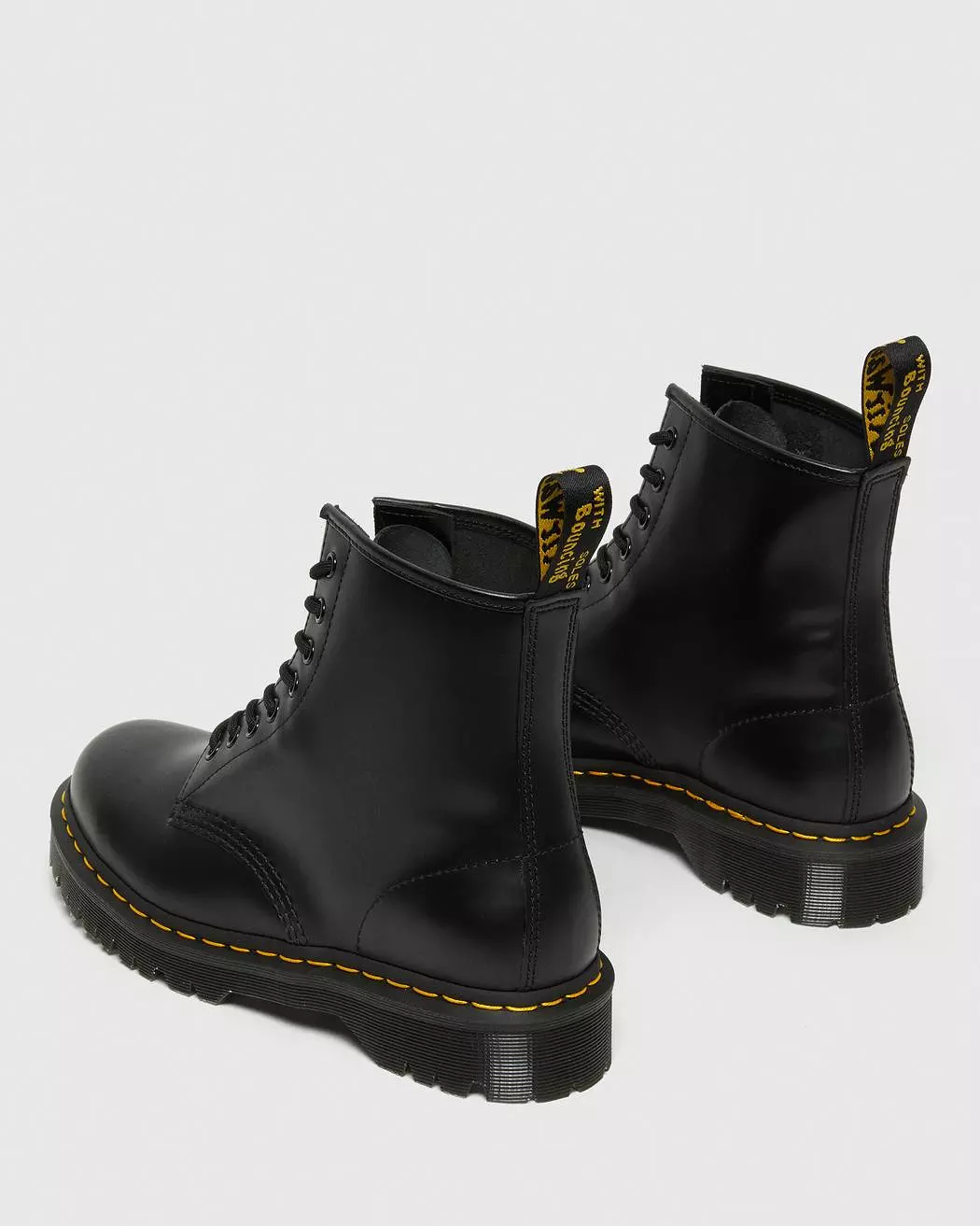 Dr. Martens UNISEX 1460 BEX SMOOTH LEATHER PLATFORM BOOTS (Black)