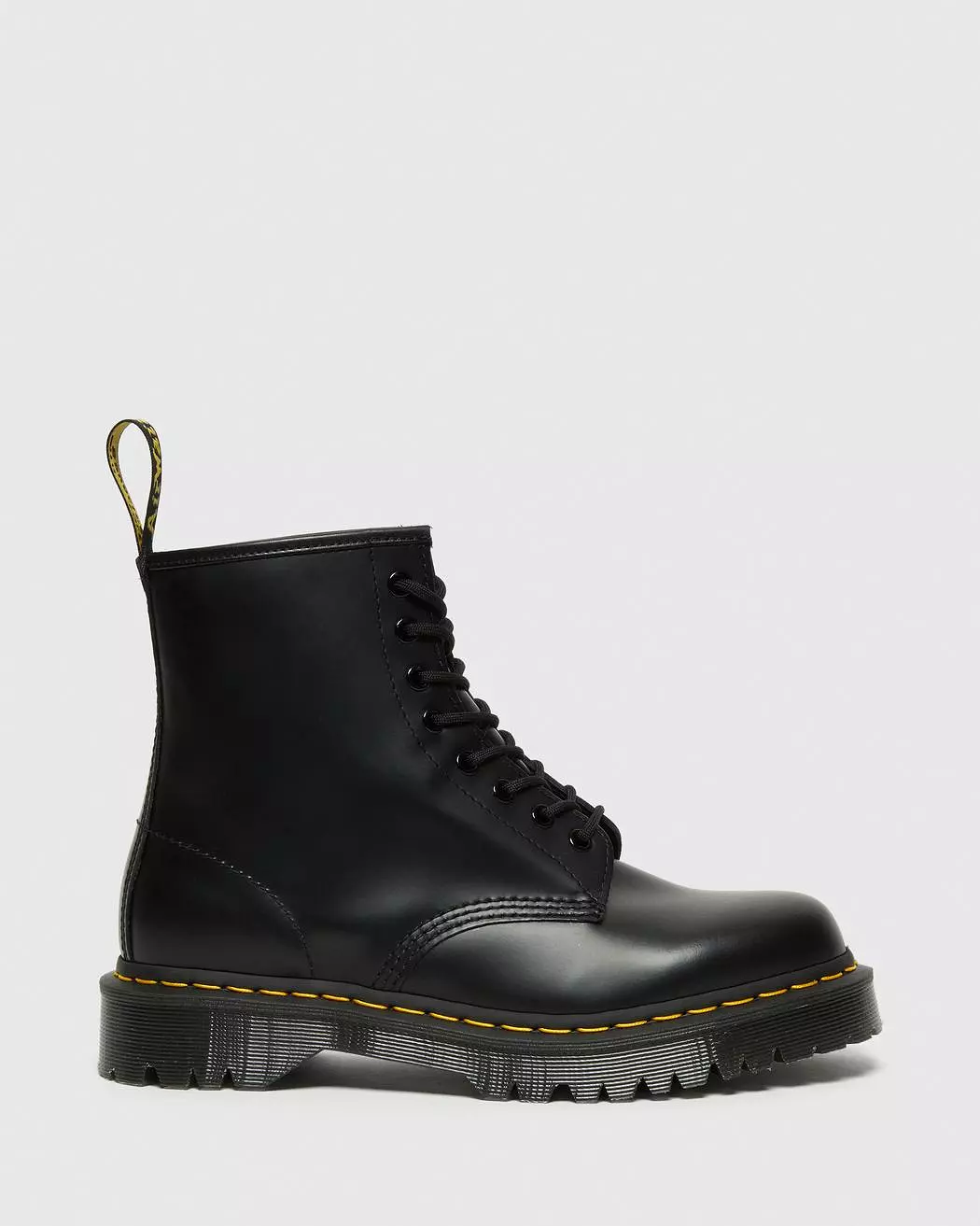 Dr. Martens UNISEX 1460 BEX SMOOTH LEATHER PLATFORM BOOTS (Black)