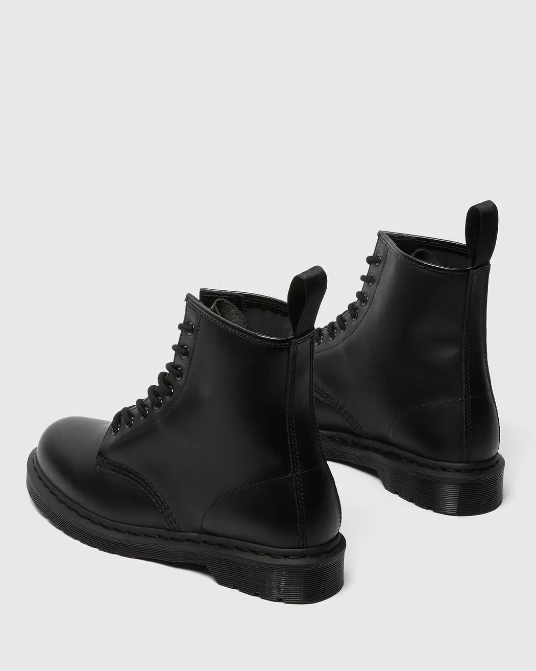 Dr. Martens UNISEX 1460 MONO SMOOTH LEATHER LACE UP BOOTS (Black)