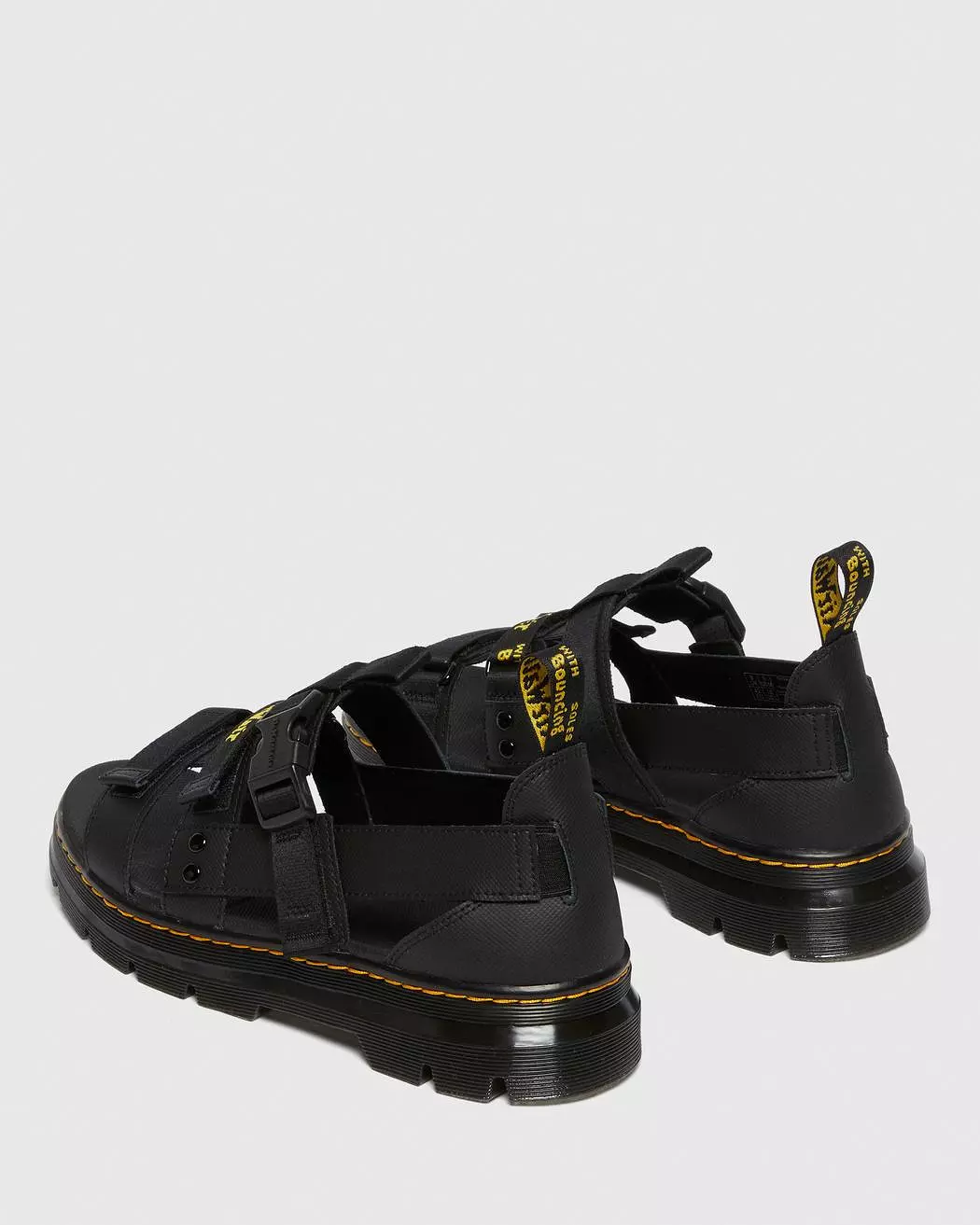 Dr. Martens UNISEX PEARSON WEBBING SANDALS (Black Element)