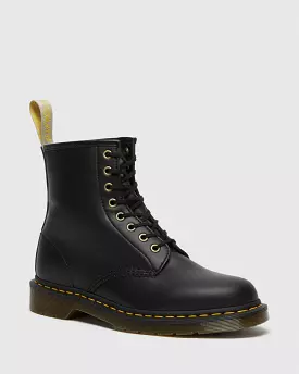 DR. MARTENS UNISEX VEGAN 1460 FELIX LACE UP BOOTS (Black Rub Off)