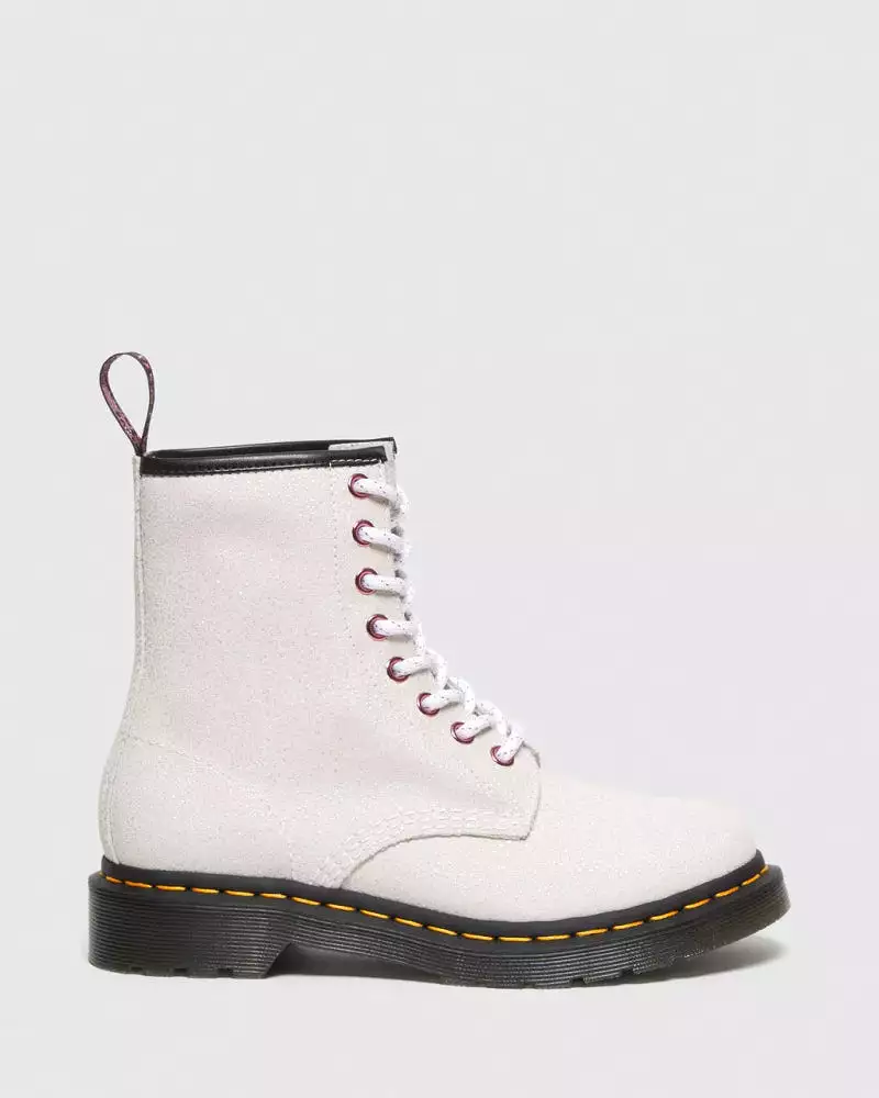 Dr. Martens Women's 1460 - White Bejeweled