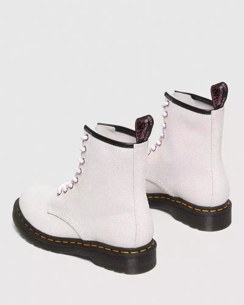 Dr. Martens Women's 1460 - White Bejeweled