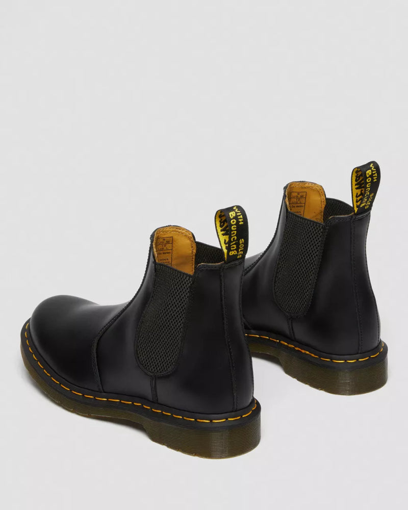 Dr. Martens Women's 2976 Yellow Stitch - Black Smooth