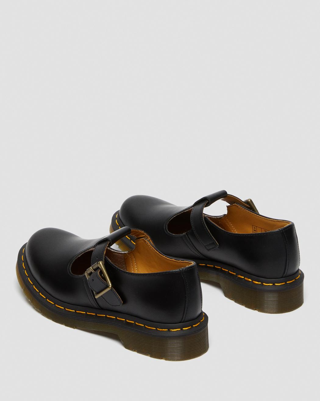 Dr. Martens Women's POLLEY SMOOTH LEATHER MARY JANES (Black)