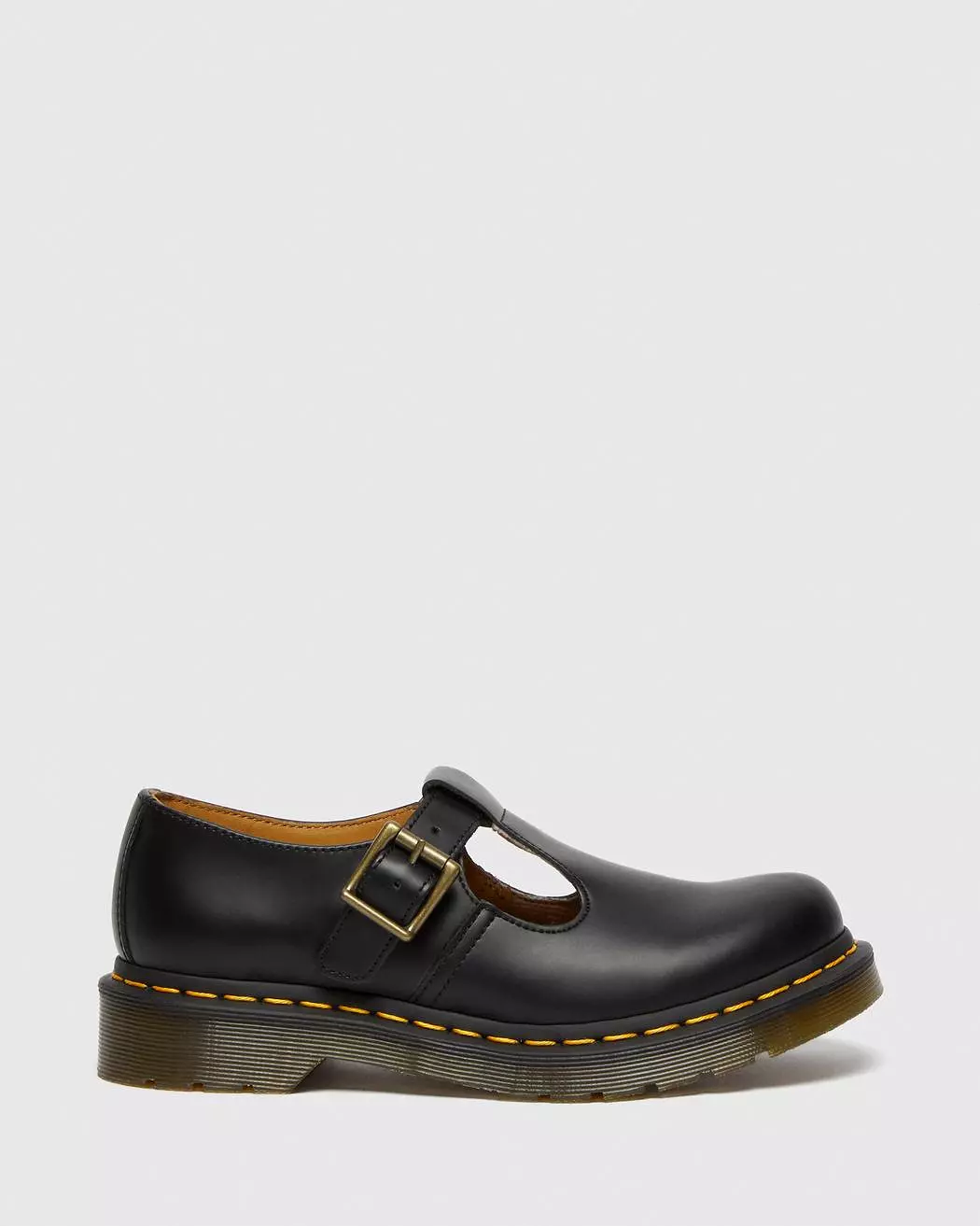 Dr. Martens Women's POLLEY SMOOTH LEATHER MARY JANES (Black)