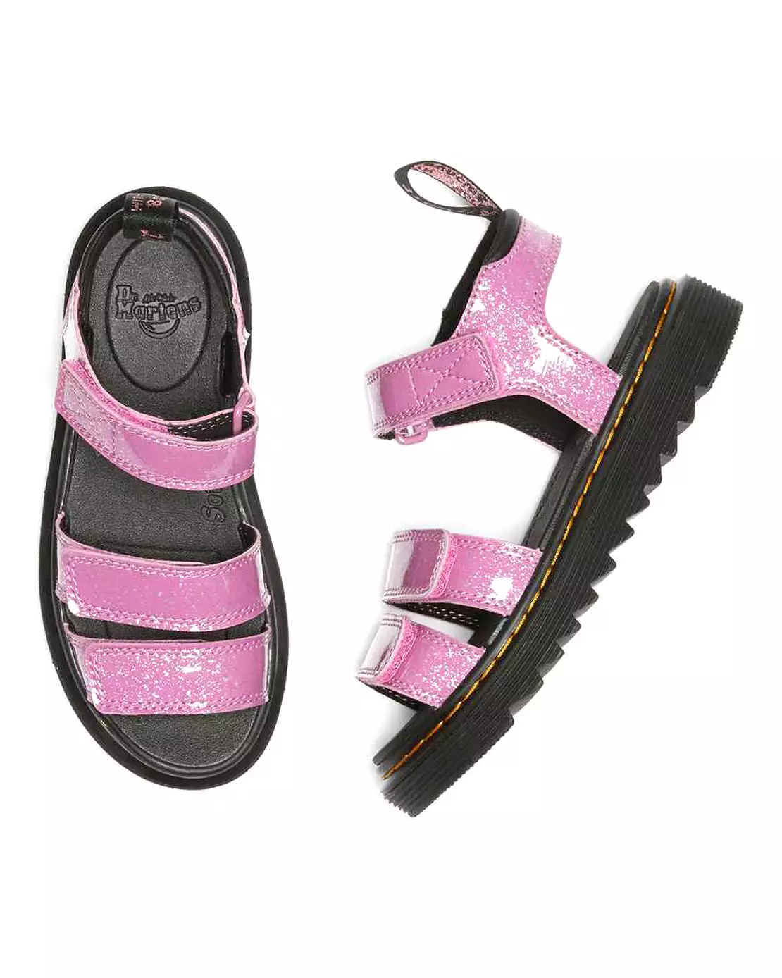 DR.MARTENS Klaire Sandals | Pink Cosmic Glitter (27250960)