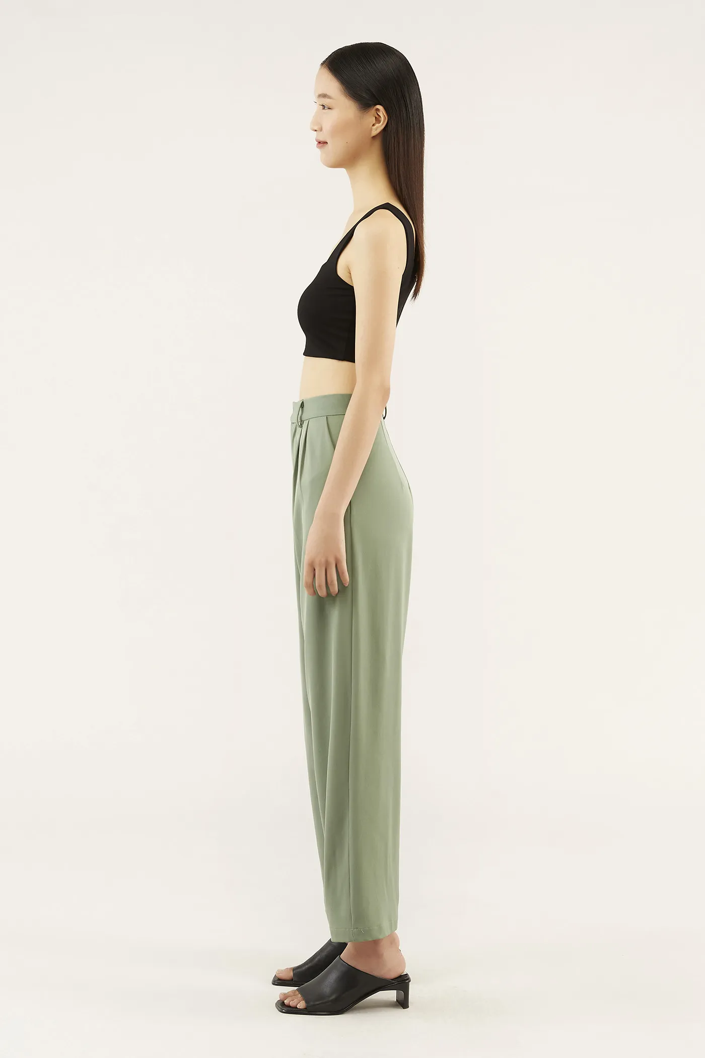 Elsie Square-neck Crop Top 