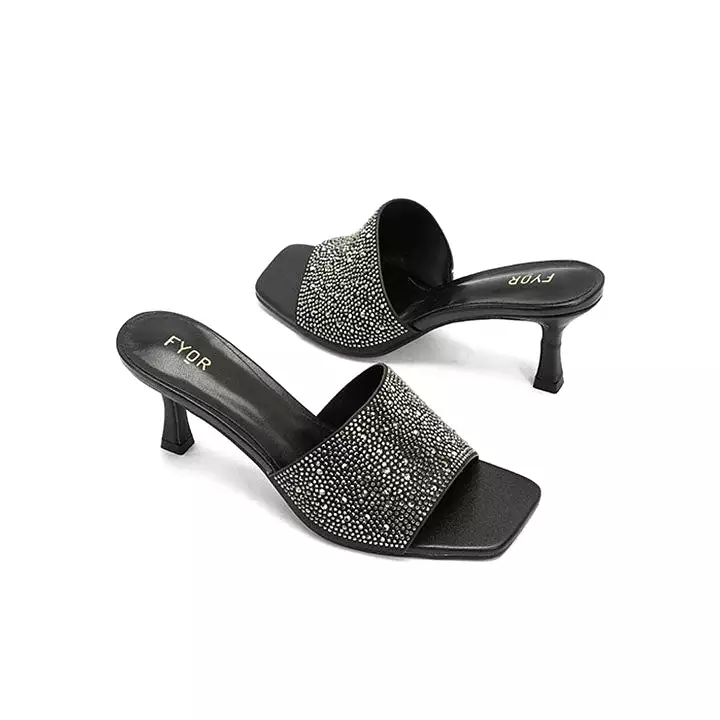 Embellished Square Toe Sandal HL 164