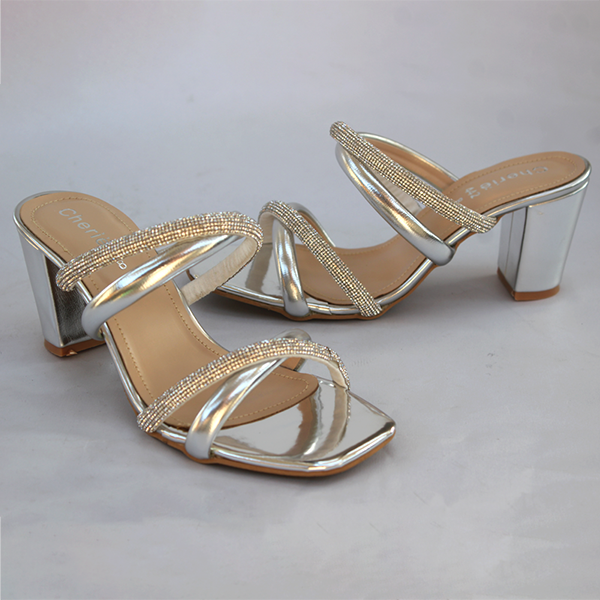 Fancy Block Heel Sandal for women