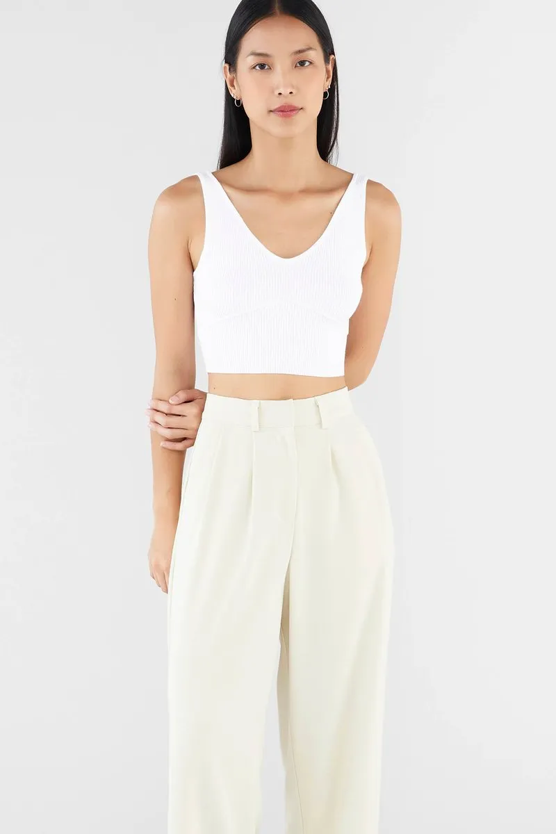 Felice V-Neck Crop Tank