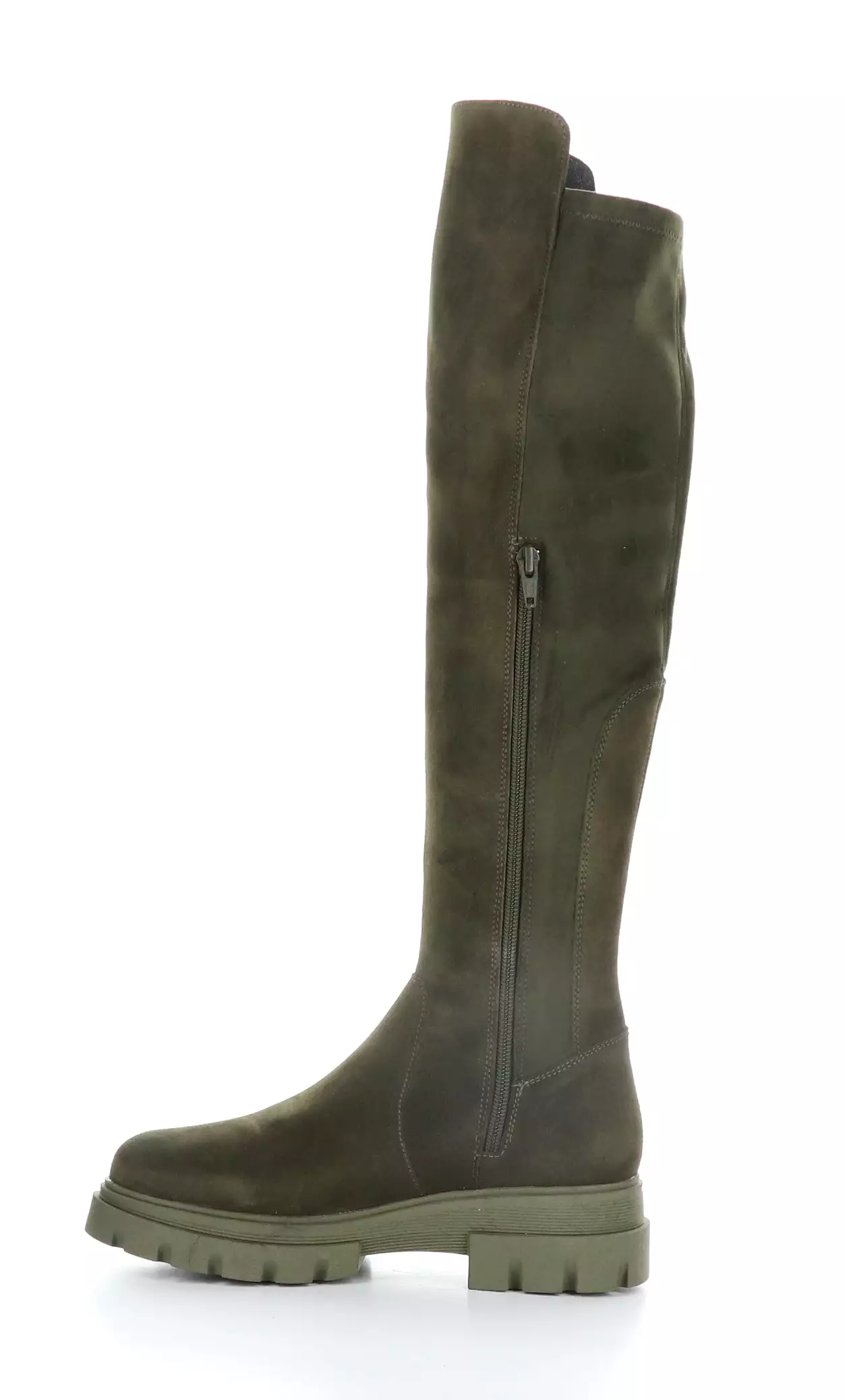 FIFTH OLIVE/KHAKI Elasticated Boots