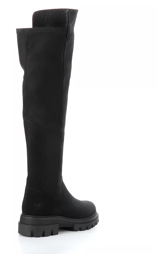 FIFTH Suede Black Elasticated Boots