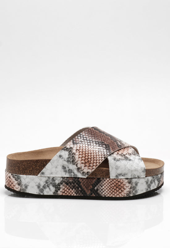 Free People - Sidelines Flatform Sandal Sienna Snake