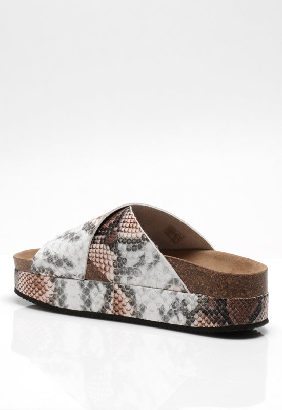 Free People - Sidelines Flatform Sandal Sienna Snake