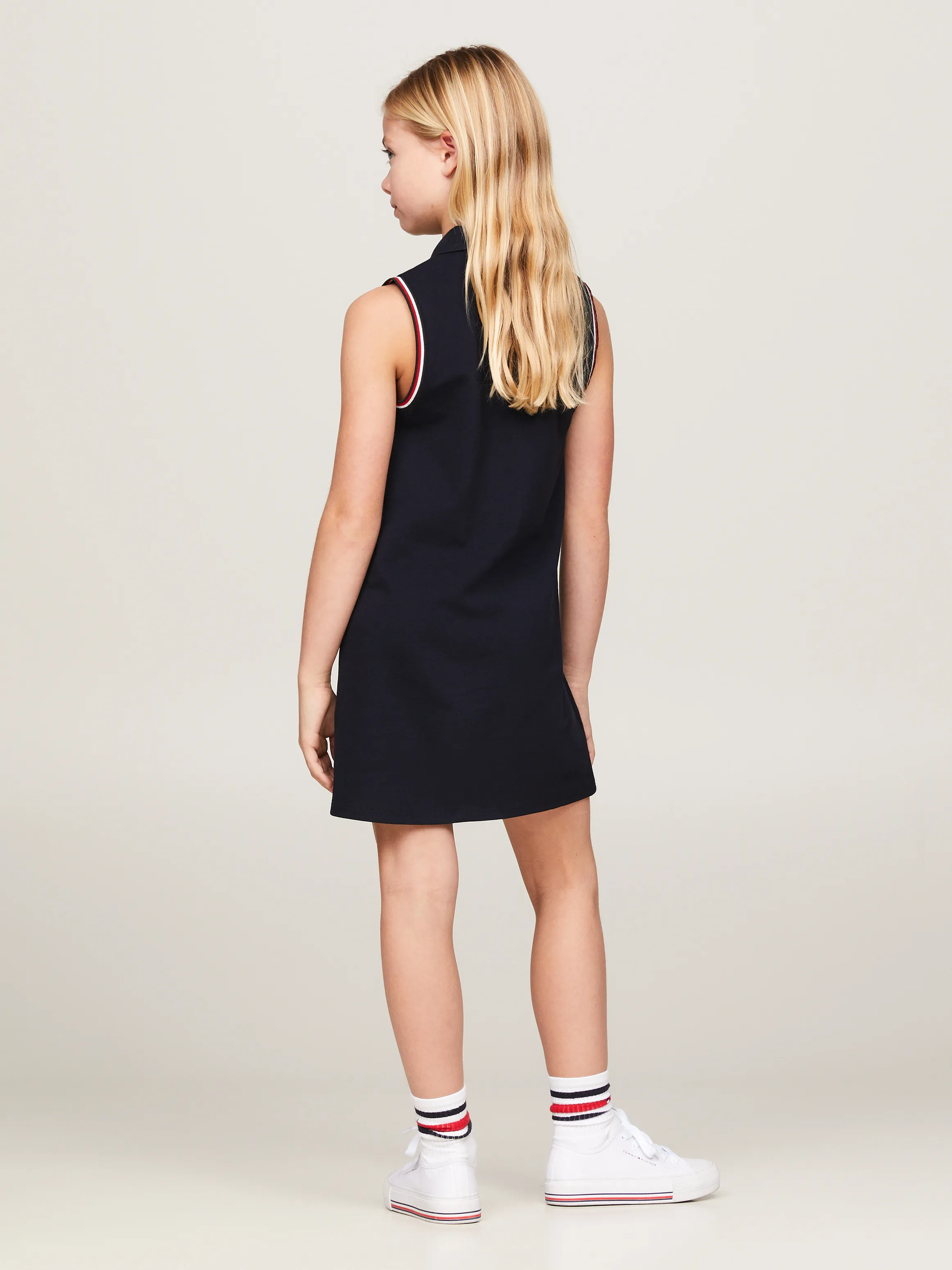 Girls 8-16 Classics Sleeveless Mini Polo Dress | Dresses | Tommy Kids