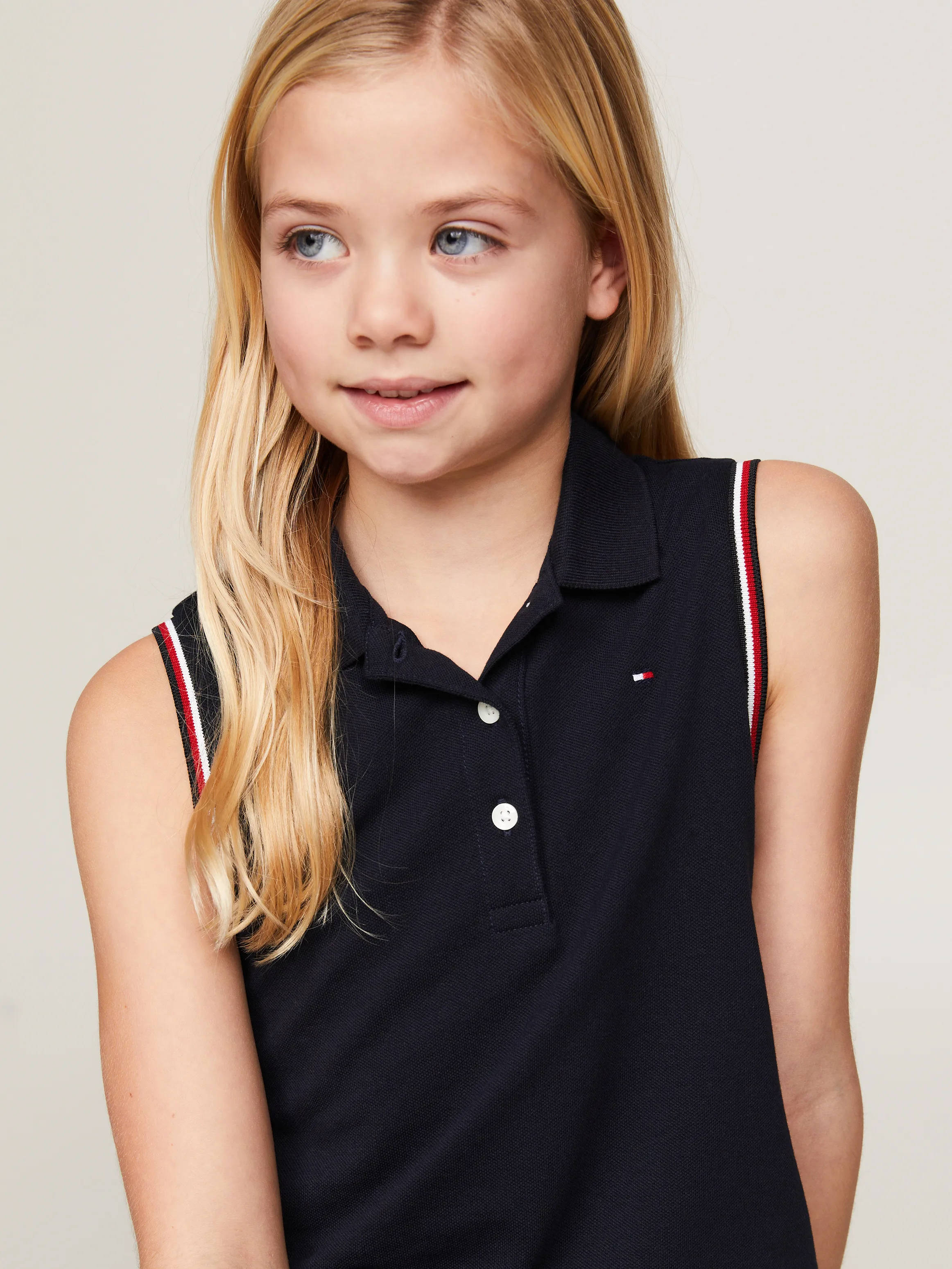 Girls 8-16 Classics Sleeveless Mini Polo Dress | Dresses | Tommy Kids