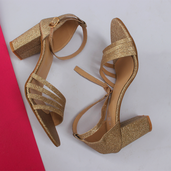 Golden Heel Sandal for women