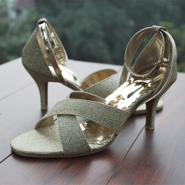 Golden Heel Sandal for women