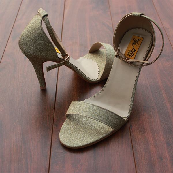 Golden Heel Sandal for women