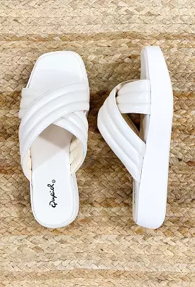 Hampley Off White Sandals