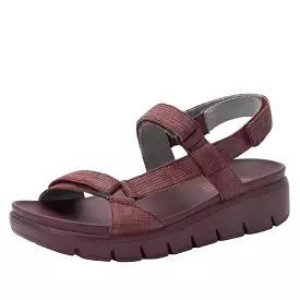 Henna Plum Sandal