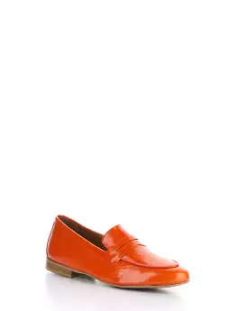 JENA DEEP ORANGE Round Toe Shoes