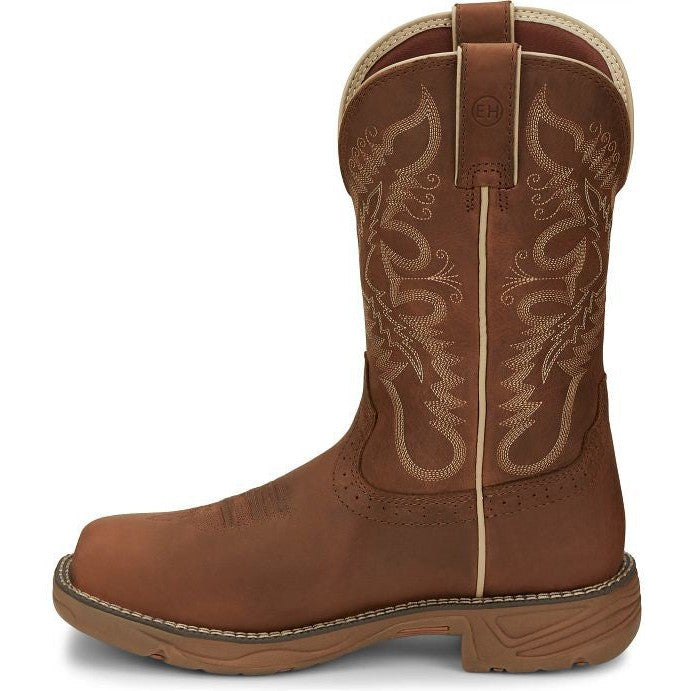 Justin Women's Rush 11 Nano CT WP Western Work Boot -Tan- SE4352