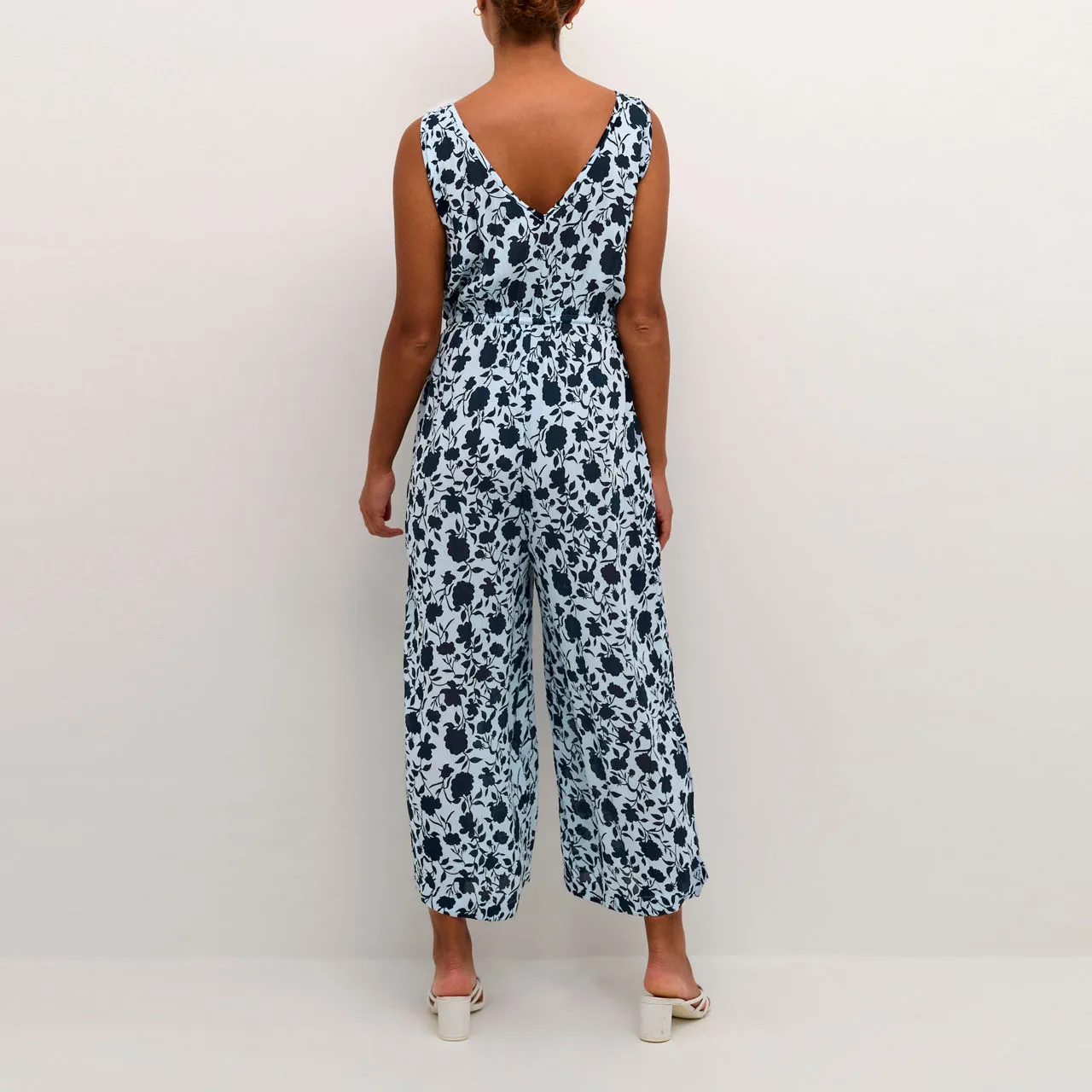 KAFFE ONLINE EXCLUSIVE Isolde Printed Jumpsuit - Blue