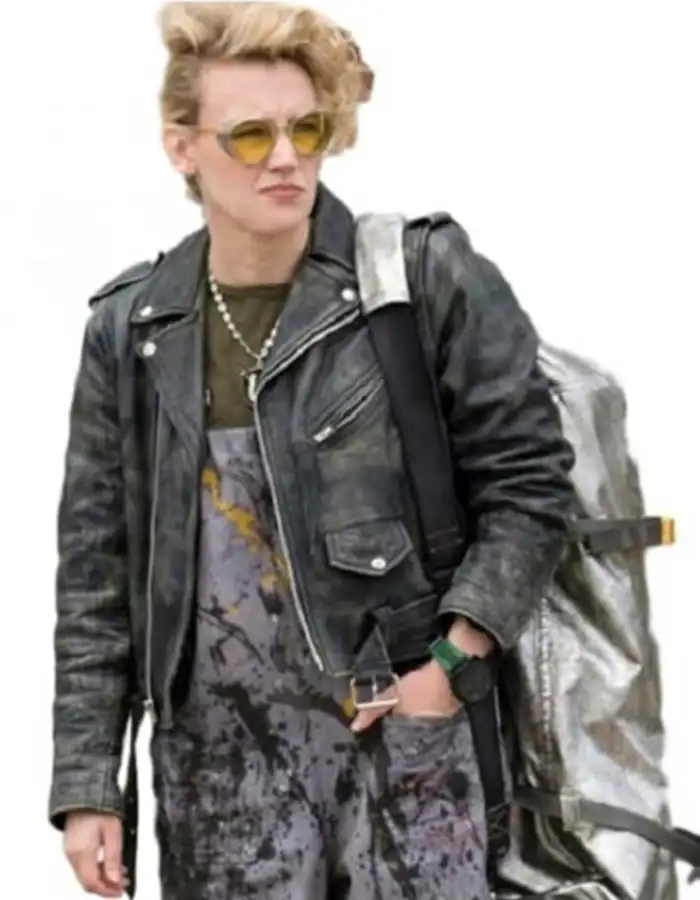 Kate Mckinnon Ghostbusters Black Biker Jacket | William Jacket