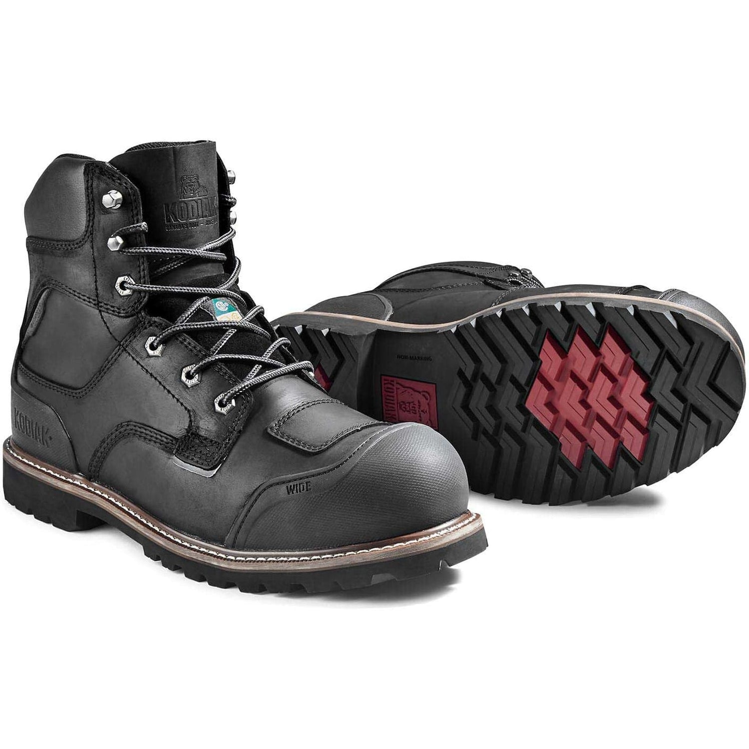 Kodiak Men's Generations Widebody 6 Comp Toe WP Work Boot -Black- 4TGBBK