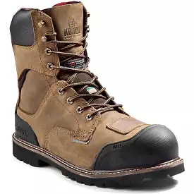 Kodiak Men's Generations Widebody 8 Comp Toe WP Work Boot -Brown- 4TGCBN