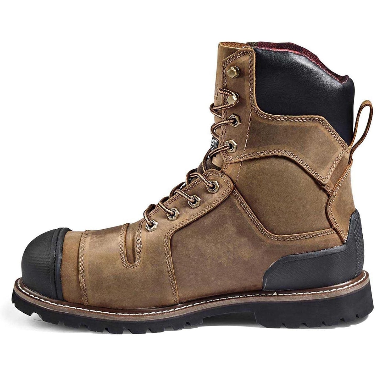 Kodiak Men's Generations Widebody 8 Comp Toe WP Work Boot -Brown- 4TGCBN