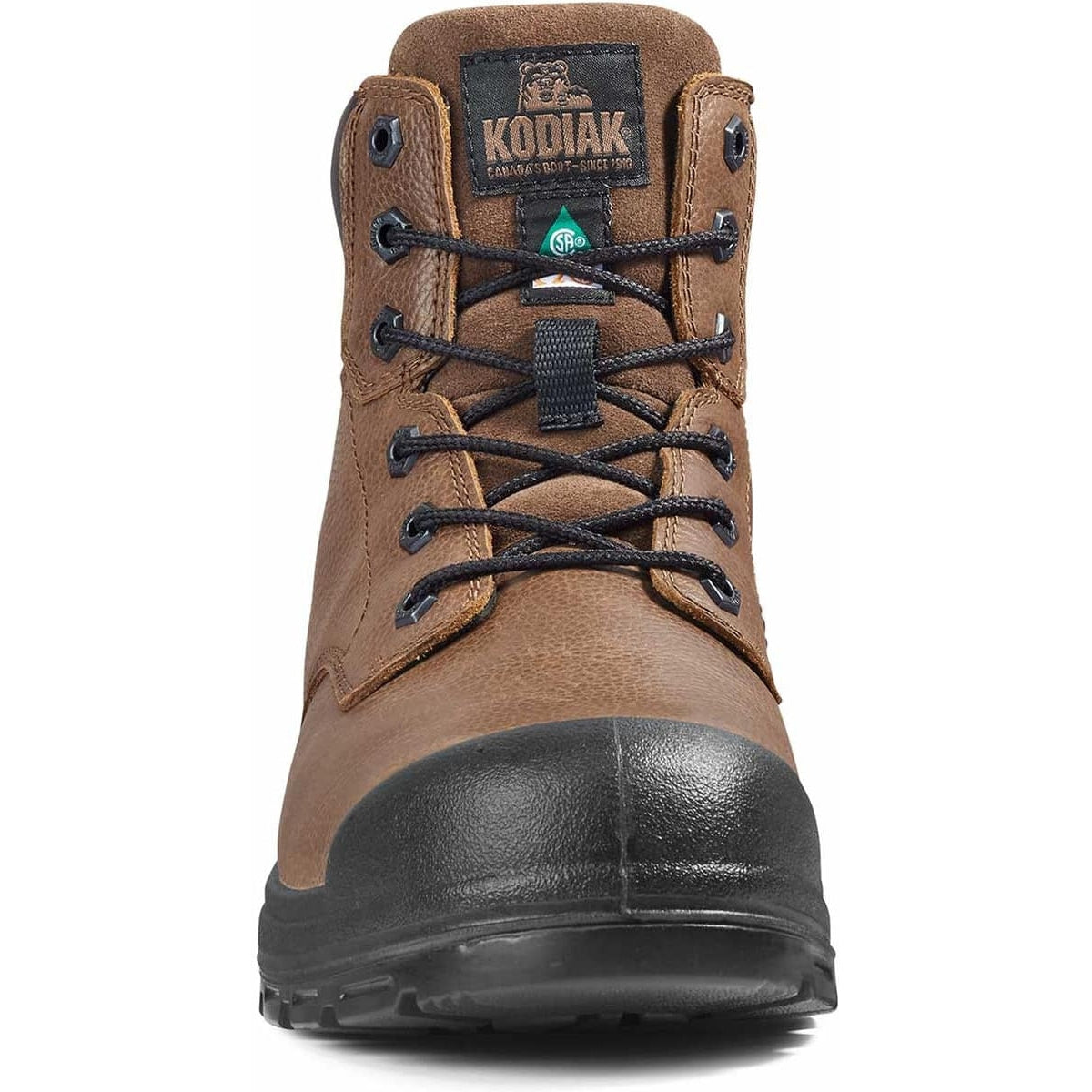 Kodiak Men's Greb 6 Steel Toe Slip Resist Safety Work Boot -Brown- 4TH4BN