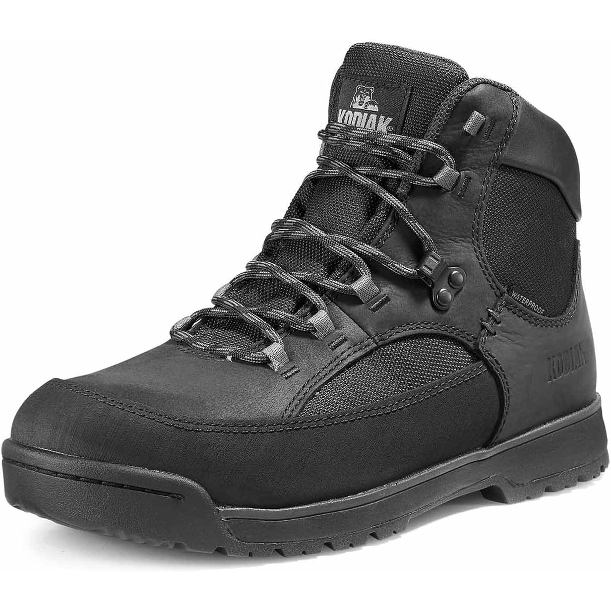 Kodiak Men's Greb Classic Steel Toe WP Hiker Safety Work Boot -Black- 834XBK