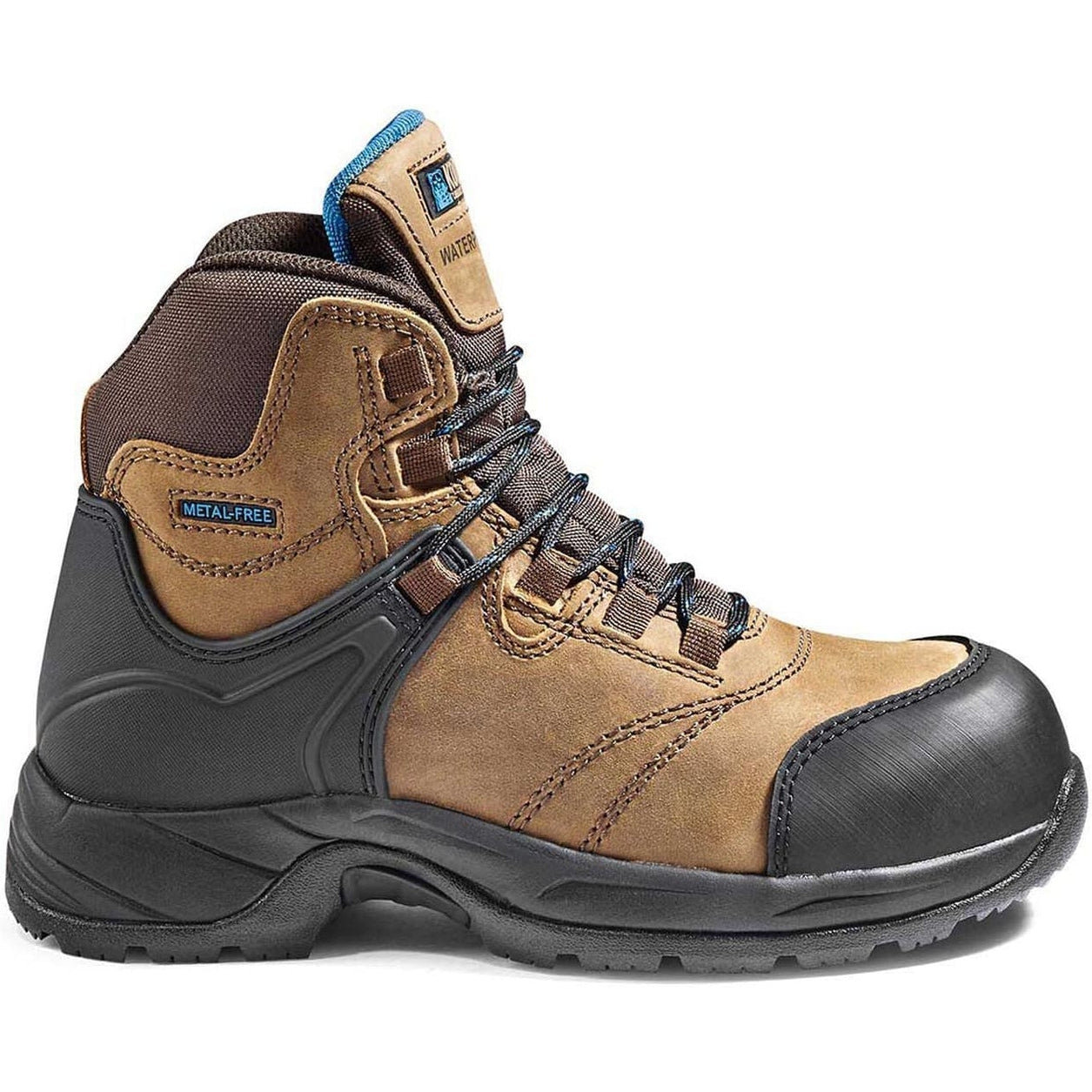 Kodiak Men's Journey 6 Comp Toe WP Hiker Safety Work Boot -Brown- K4NKFD