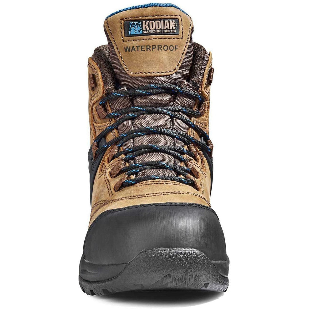 Kodiak Men's Journey 6 Comp Toe WP Hiker Safety Work Boot -Brown- K4NKFD