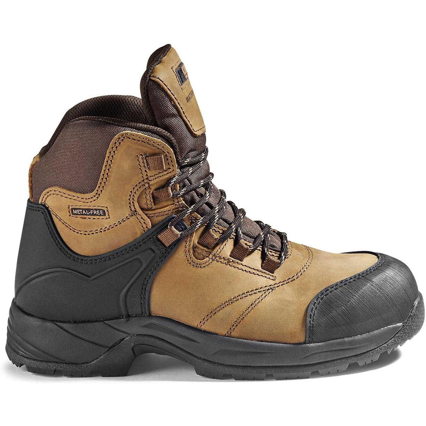 Kodiak Men's Journey Comp Toe WP Hiker Safety Work Boot -Brown- KD0A49KED