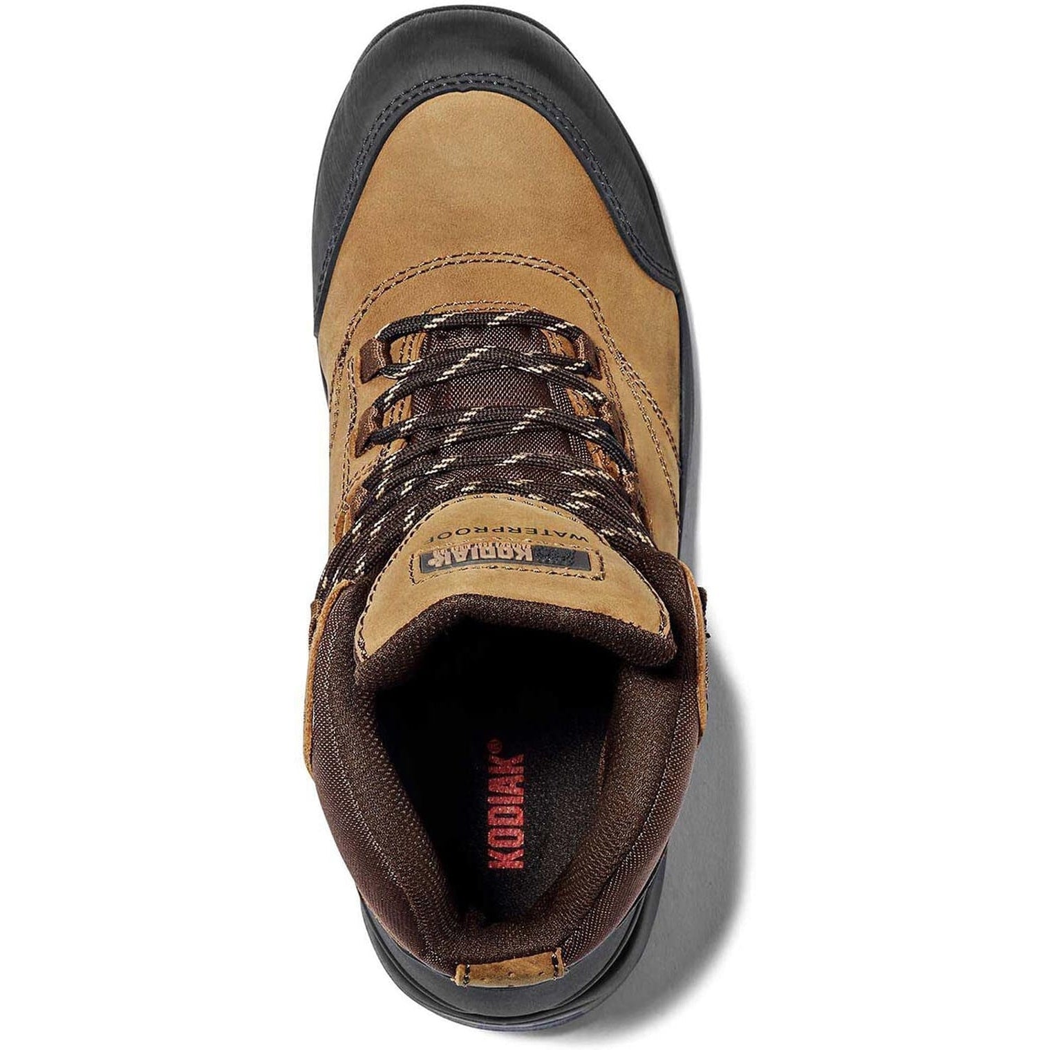 Kodiak Men's Journey Comp Toe WP Hiker Safety Work Boot -Brown- KD0A49KED