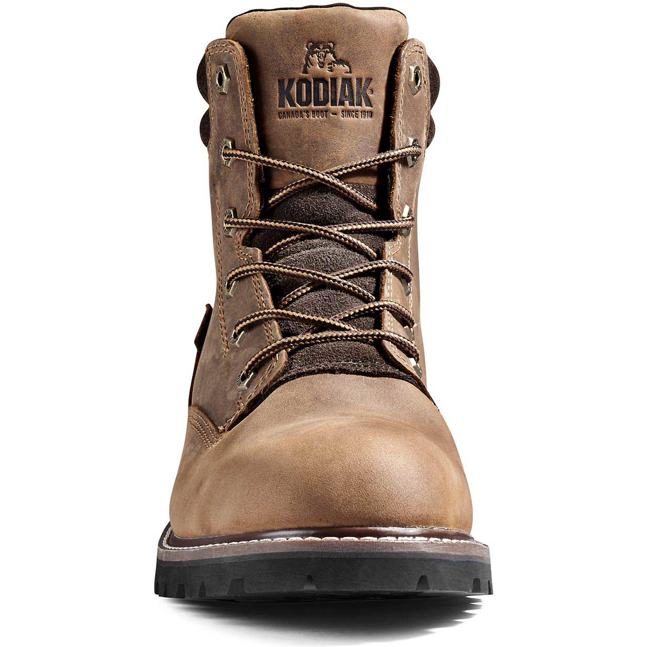 Kodiak Men's Mckinney 6 WP Slip Resist Safety Work Boot -Brown- 4TDQBN