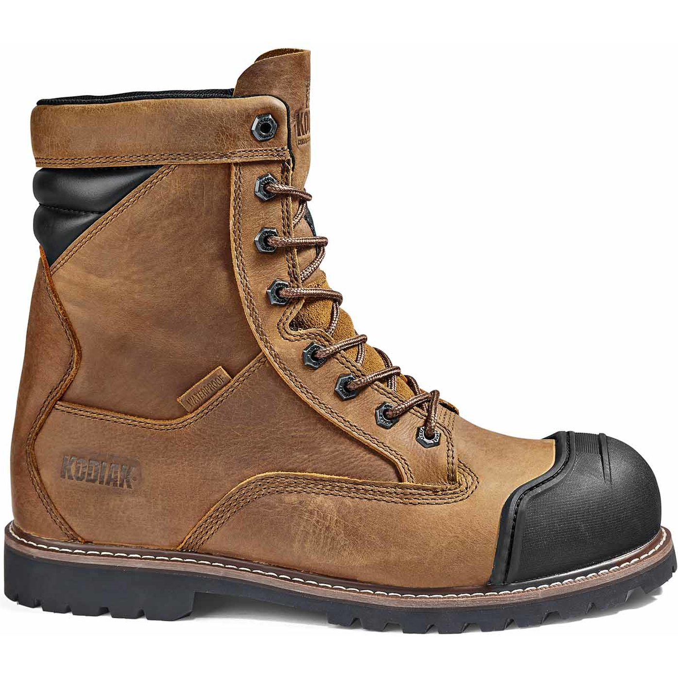 Kodiak Men's Mckinney M.U.T 8 Comp Toe WP Work Boot - Wheat - 4TEPWT