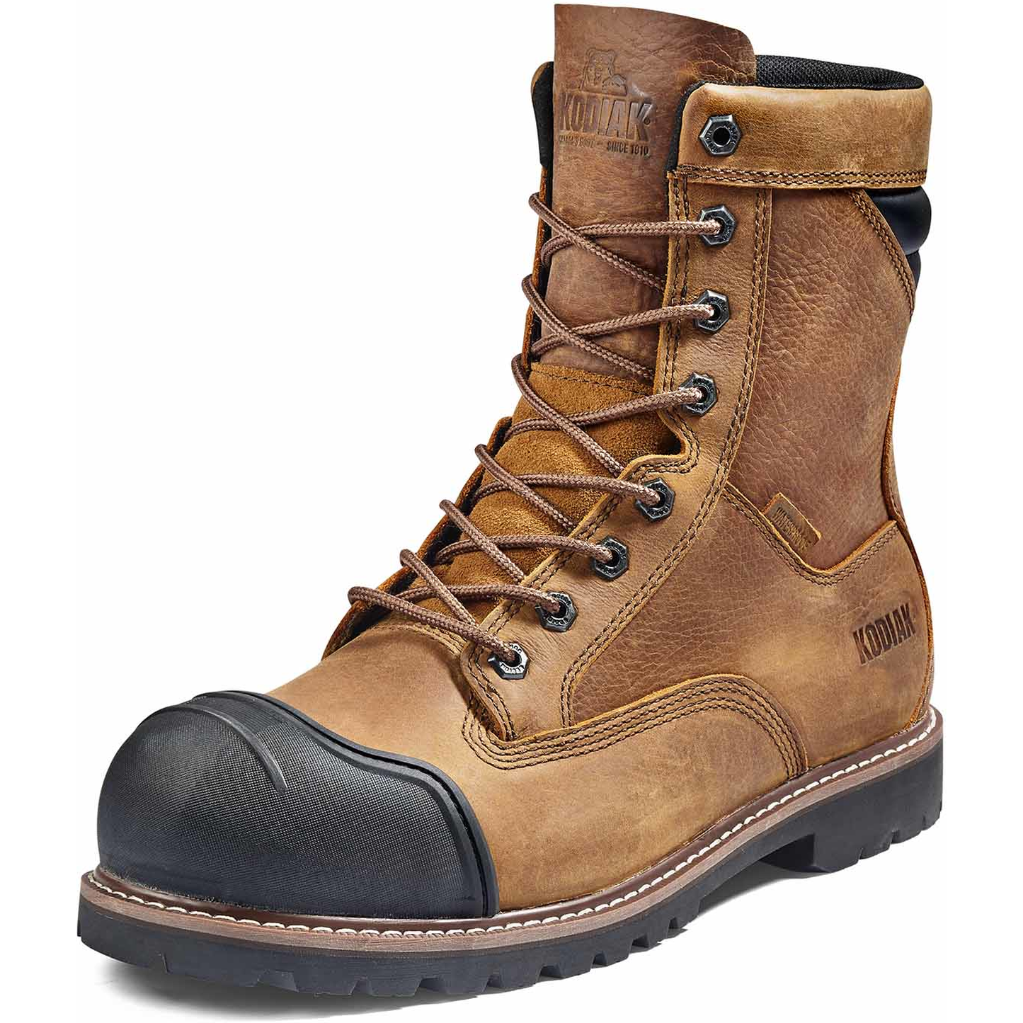 Kodiak Men's Mckinney M.U.T 8 Comp Toe WP Work Boot - Wheat - 4TEPWT