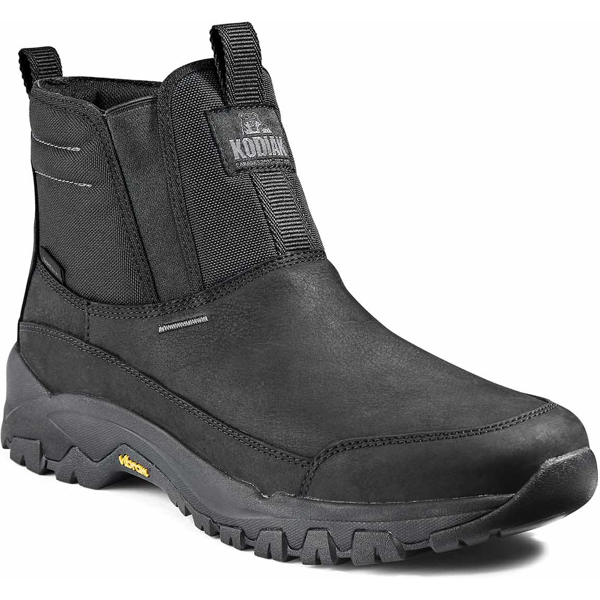 Kodiak Men's Tarbot Soft Toe WP Slip On Work Boot -Black- 4TE3BK