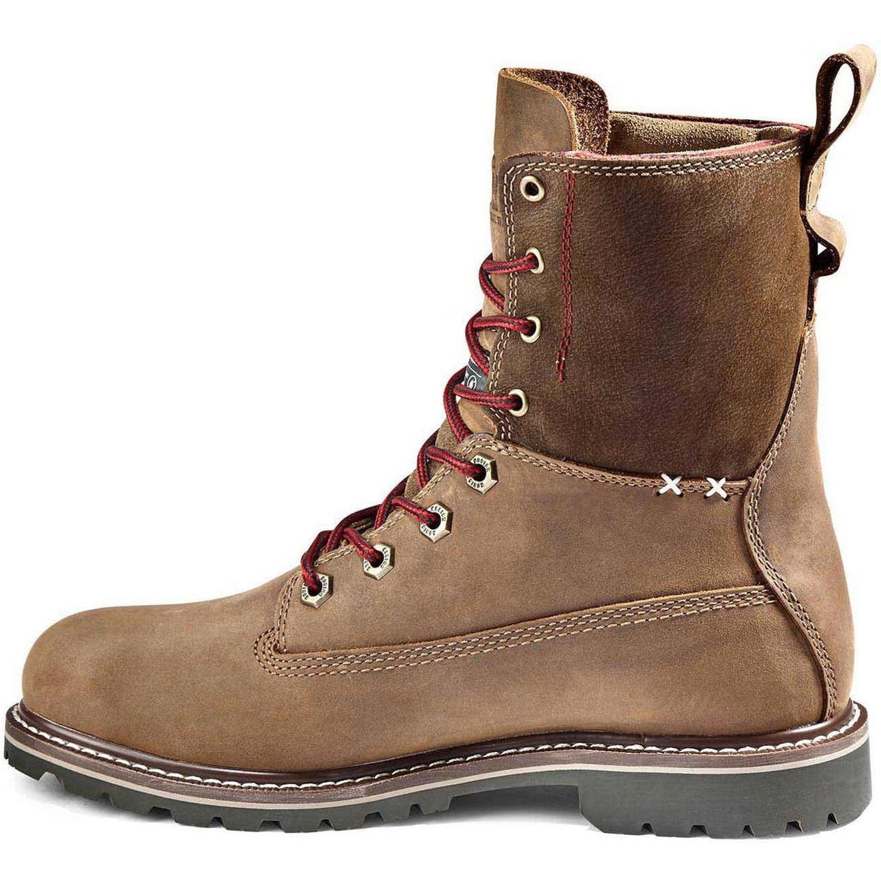 Kodiak Women's Bralorne 8 WP 200G Slip Resist Work Boot -Brown- 4TDTBN