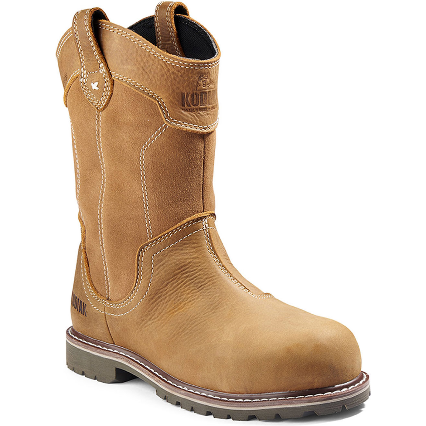 Kodiak Women's Bralorne Comp Toe WP Wellington Work Boot -Wheat- 8354WT