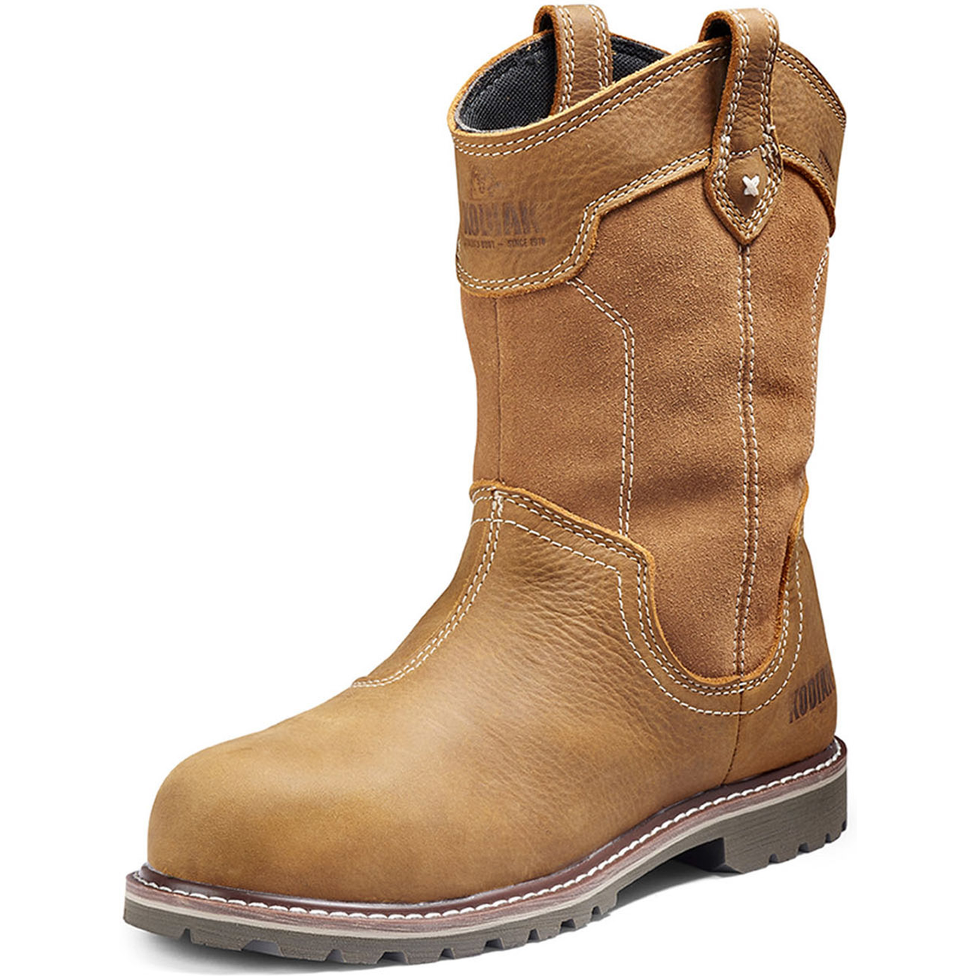 Kodiak Women's Bralorne Comp Toe WP Wellington Work Boot -Wheat- 8354WT