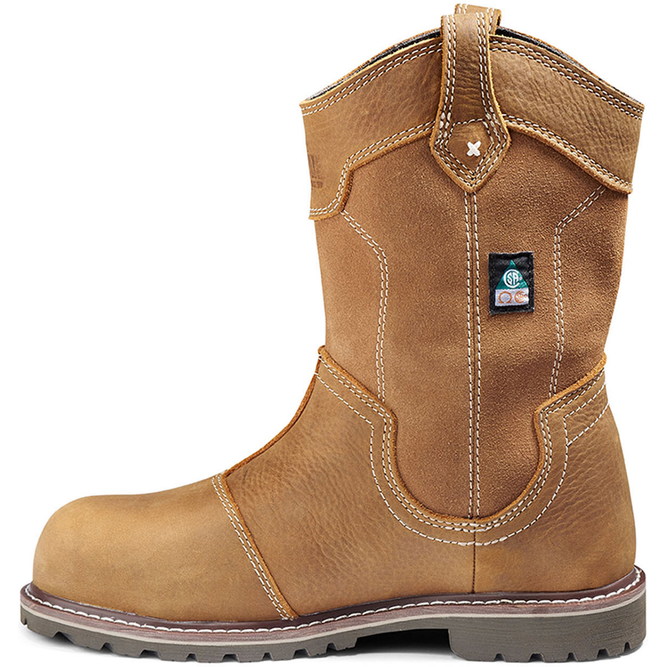 Kodiak Women's Bralorne Comp Toe WP Wellington Work Boot -Wheat- 8354WT